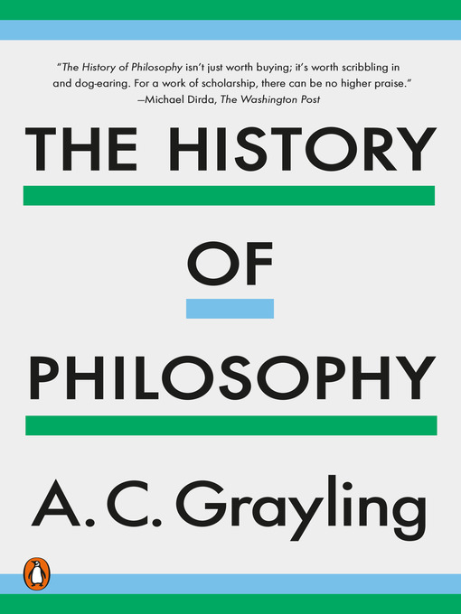 Title details for The History of Philosophy by A. C. Grayling - Wait list